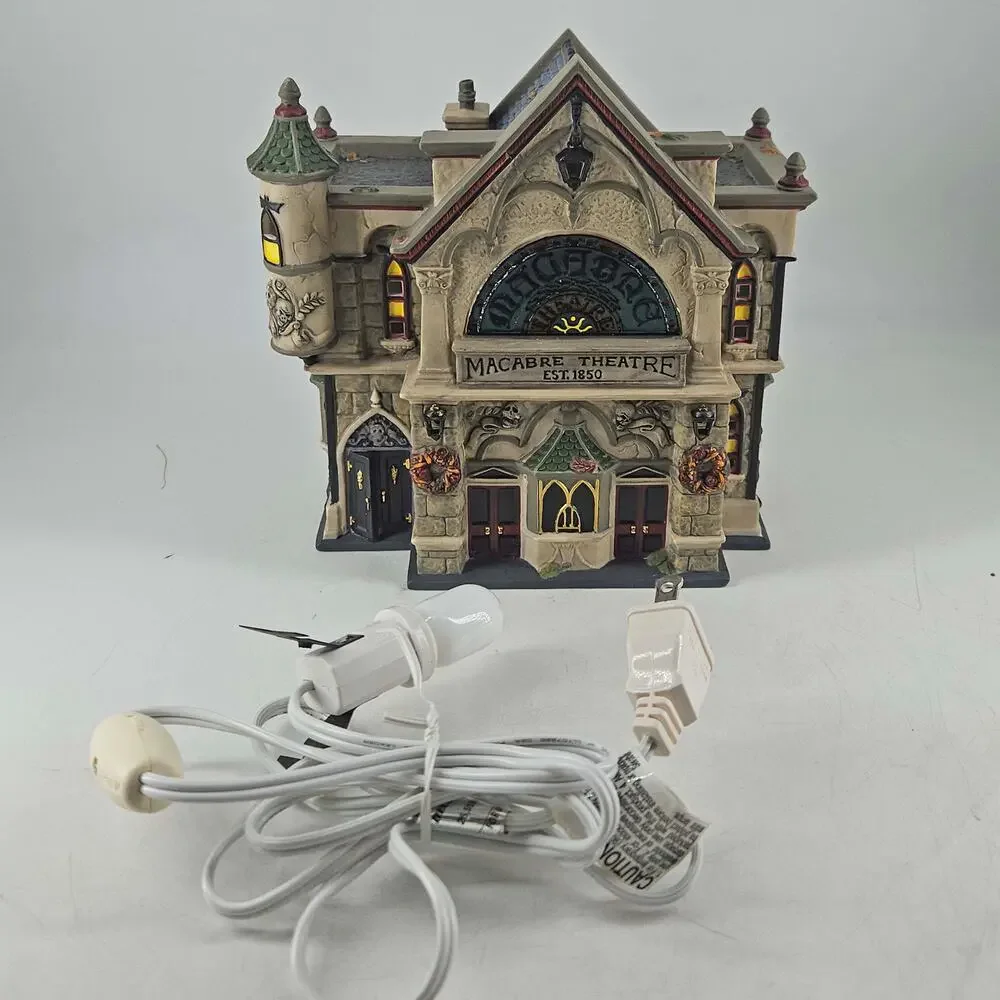 Department 56 Dickens' Village All Hallows' Eve Macabre Theatre Illuminated